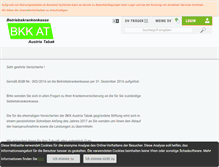 Tablet Screenshot of bkk-at.sozvers.at